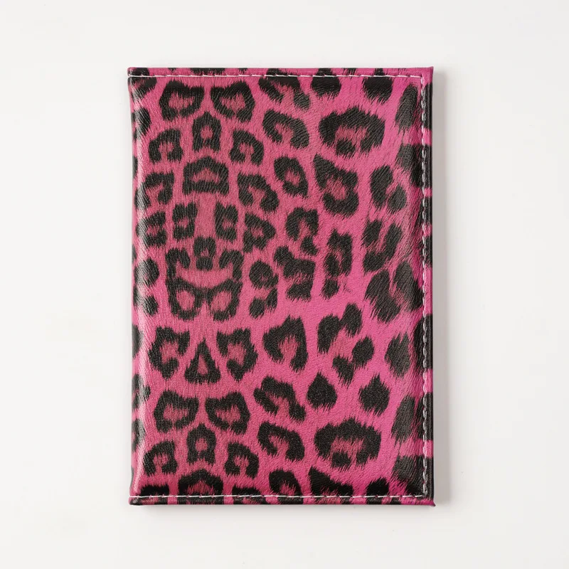 Custodia Protettiva per Passaporto con Stampa Leopardata, Portafoglio da Viaggio, Regalo, Porta Carte in Pelle PU, Borsa Portaoggetti Unisex