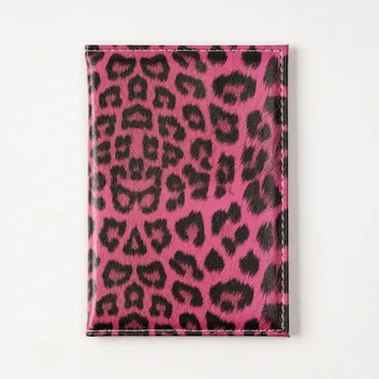 Custodia Protettiva per Passaporto con Stampa Leopardata, Portafoglio da Viaggio, Regalo, Porta Carte in Pelle PU, Borsa Portaoggetti Unisex