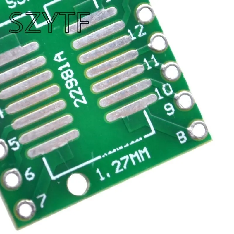Adapter plate SOP14 SSOP14 TSSOP14 SMD turn DIP 0.65 / 1.27mm 10pcs/bag for adapter plate
