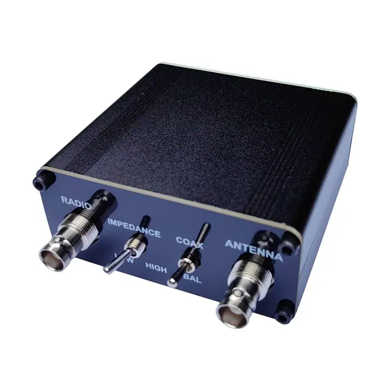 QRP Z-Match 수동 안테나 튜너 3-28 Mhz 업그레이드 튜너(동축 및 밸런스드 스위치 포함)