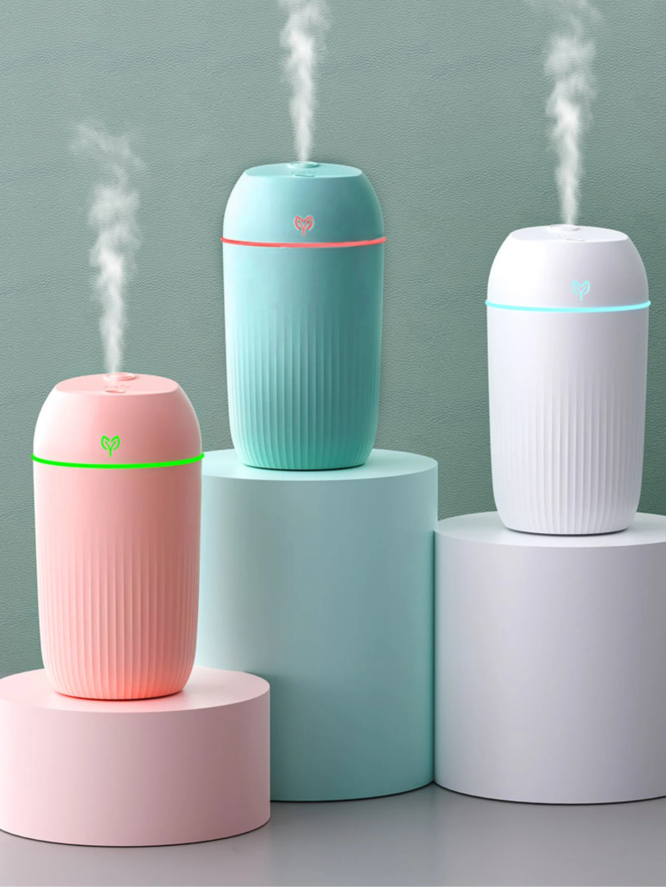 420ml Portable USB Ultrasonic Air Mini Humidifier Essential Oil Diffuser Car Purifier Aroma Anion Mist Maker 5