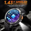 New Military Outdoor Sport Smart Watch Men 1.43Inch AMOLED HD Screen Flashlight IP68 Waterproof Watch Wireless Call Smartwatch 3