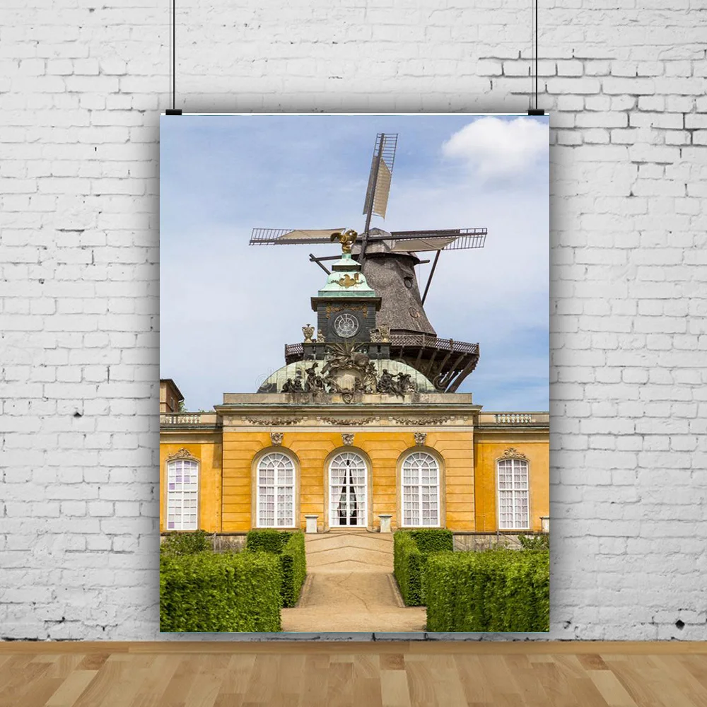 

SHENGYONGBAO Castle Palace Indoor Photography Background Newborn Child Birthday Photo Background Photo Gallery Props CB-06
