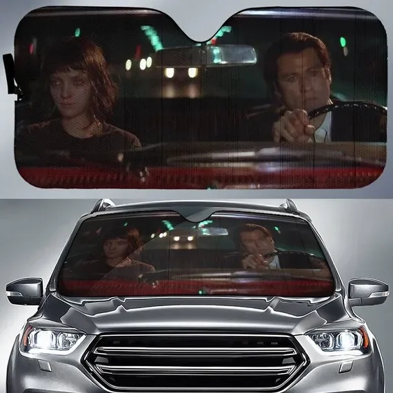 Pulp Fiction 1994 Movies Quentin Tarantino Uma Thurman Car Sun Shade Windshield Car Accessories car sunshade windshield sunshade windshield sun shade