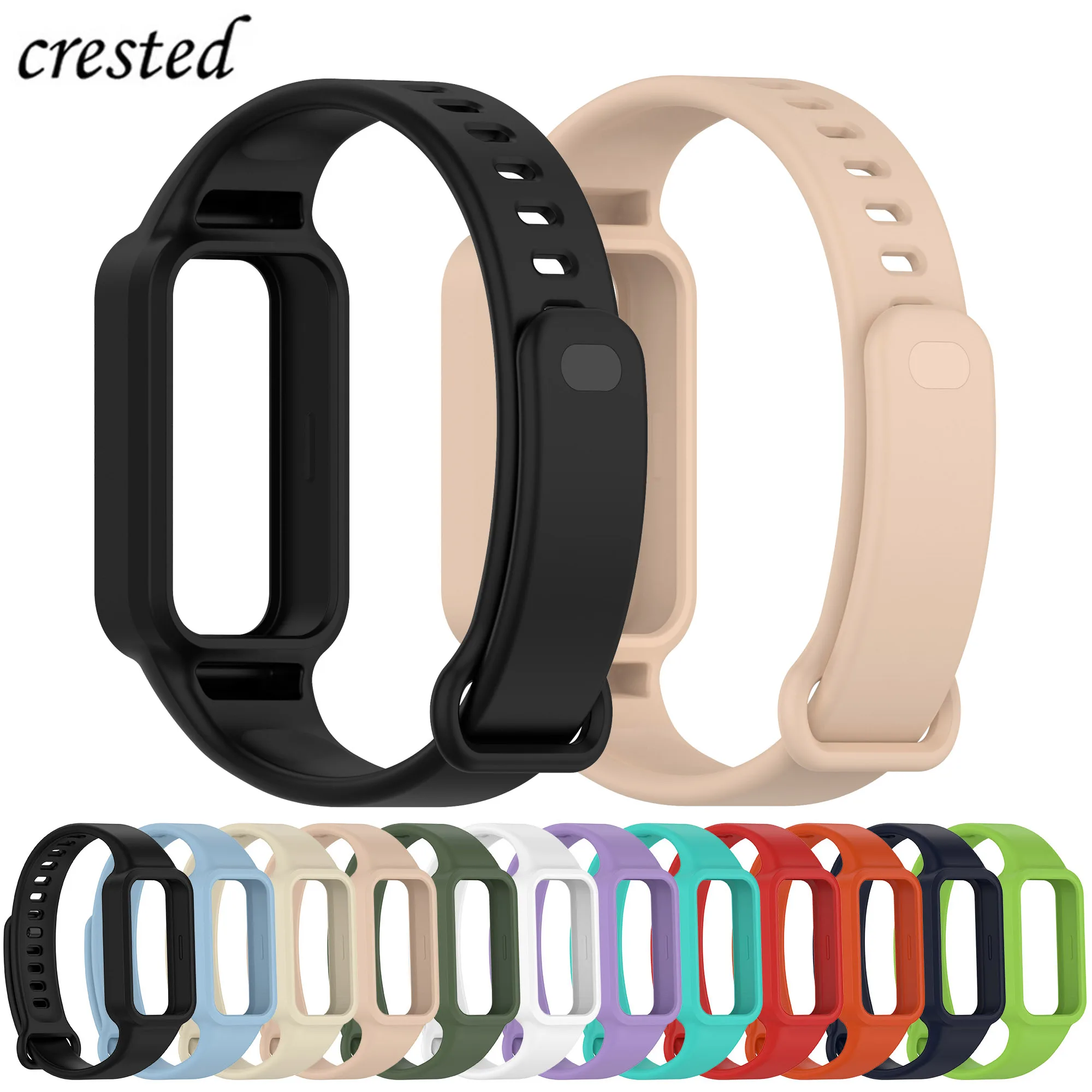 Sport Silicone Strap and Case Set - Premium Rubber Bracelet