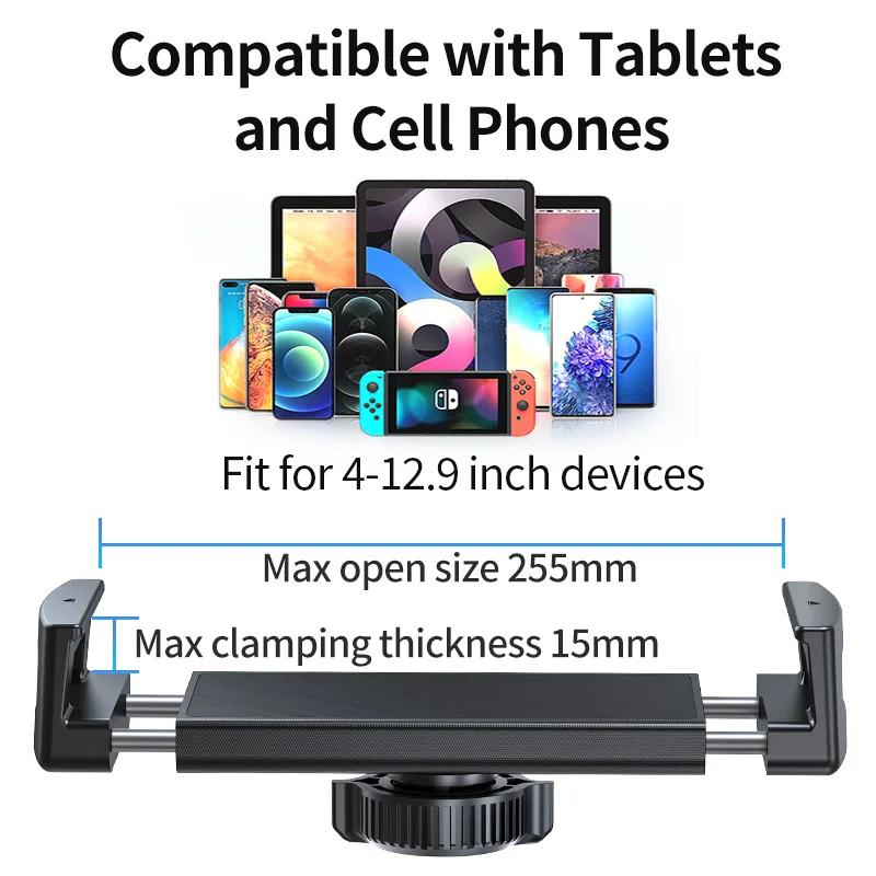 Dual Suction Cup Mount Tablet Holder pc Navegação Vídeo Assistindo Suporte para Ipad 4129 Phones - Imagem 3