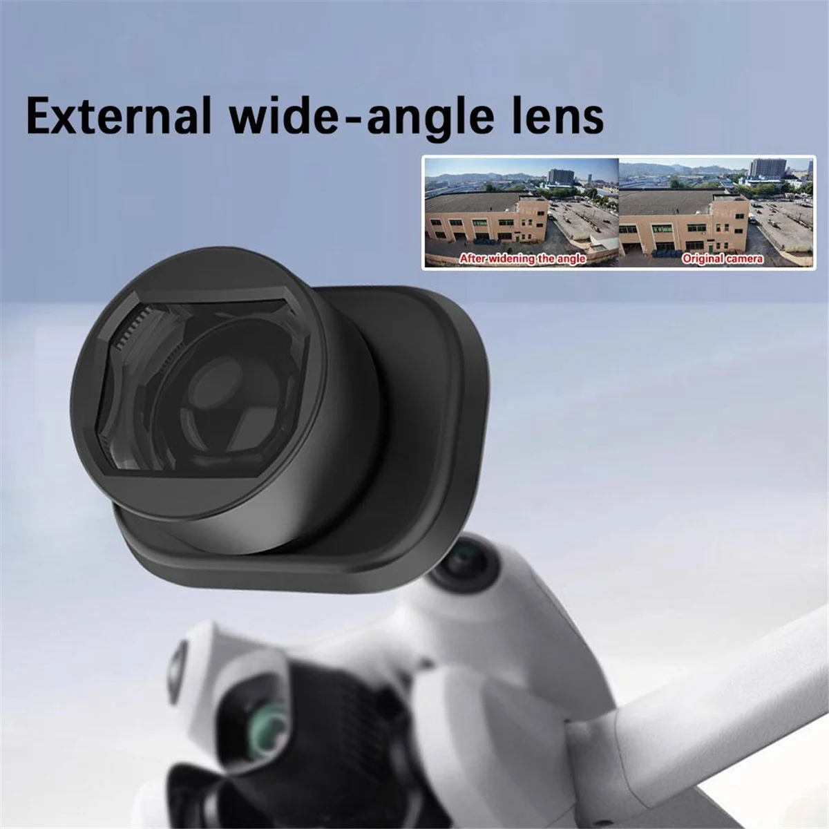 EEC-Suitable for Dji Mini 4 Pro Drone External Wide-Angle Lens Augmented High-Definition Professional Lens