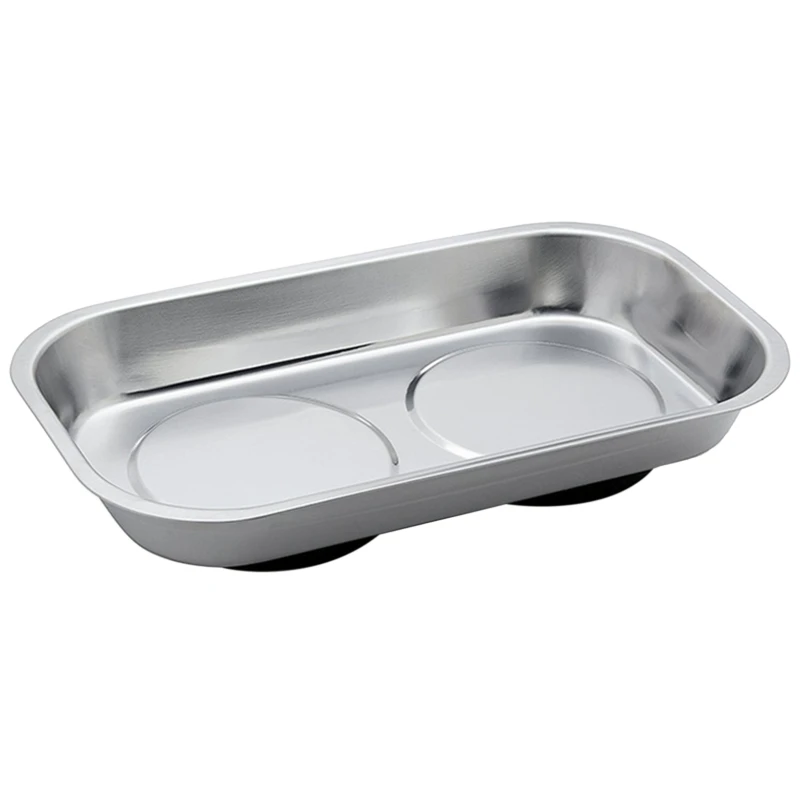 

Stainless Steel Magnet Tool Tray Parts Holder Keep Small Parts Neat Lightweight