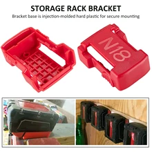 

5Pcs Tool Mount Storage Bracket For Makita/Bosch/Dewalt/Milwaukee M18 18V Li-ion Battery Tool Machine Drill Holder Slots Stand