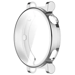 Silicone Protective Cover & Screen Protector Shell for GT4 41mm (Silver)
