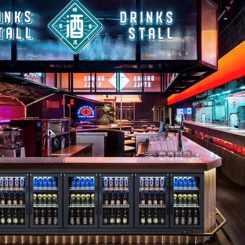 Refrigerator Hotel Mini Bar Fridge Glass Door Home Bar Glass Door Fridge Portable Mini Cooler