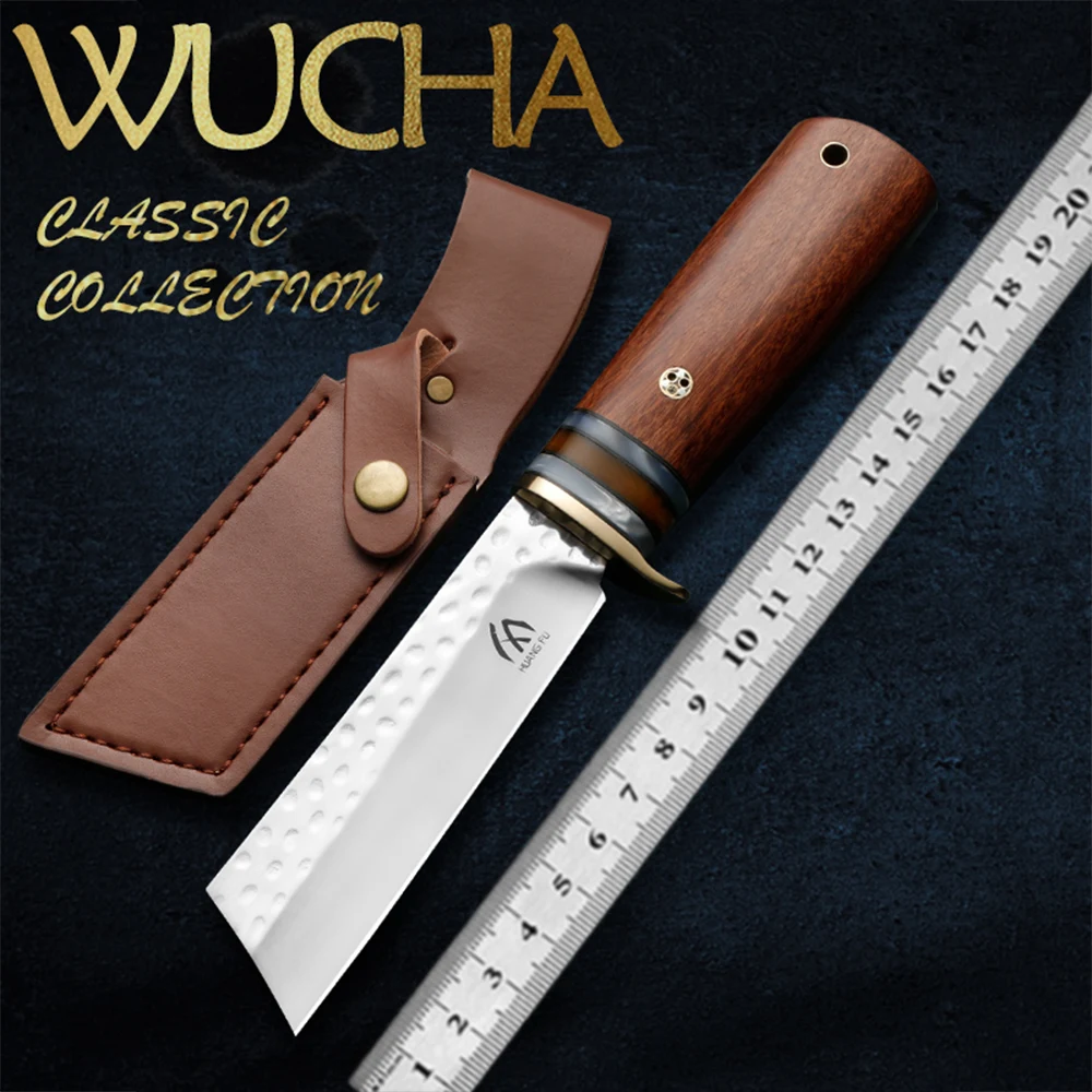 

HUANGFU 8CR1 3MOV стальной Походный нож с фиксированным клинком походный охотничий нож для выживания спасательный нож для самообороны подарок для мужчин