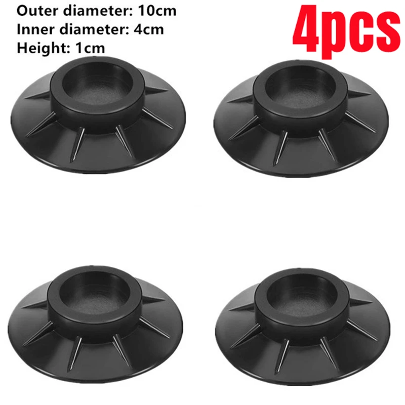 Rubber Pads 4Pcs Washing Machine Feet Anti Vibration Non Slip Elasticity For Refrigerator Floor Furniture