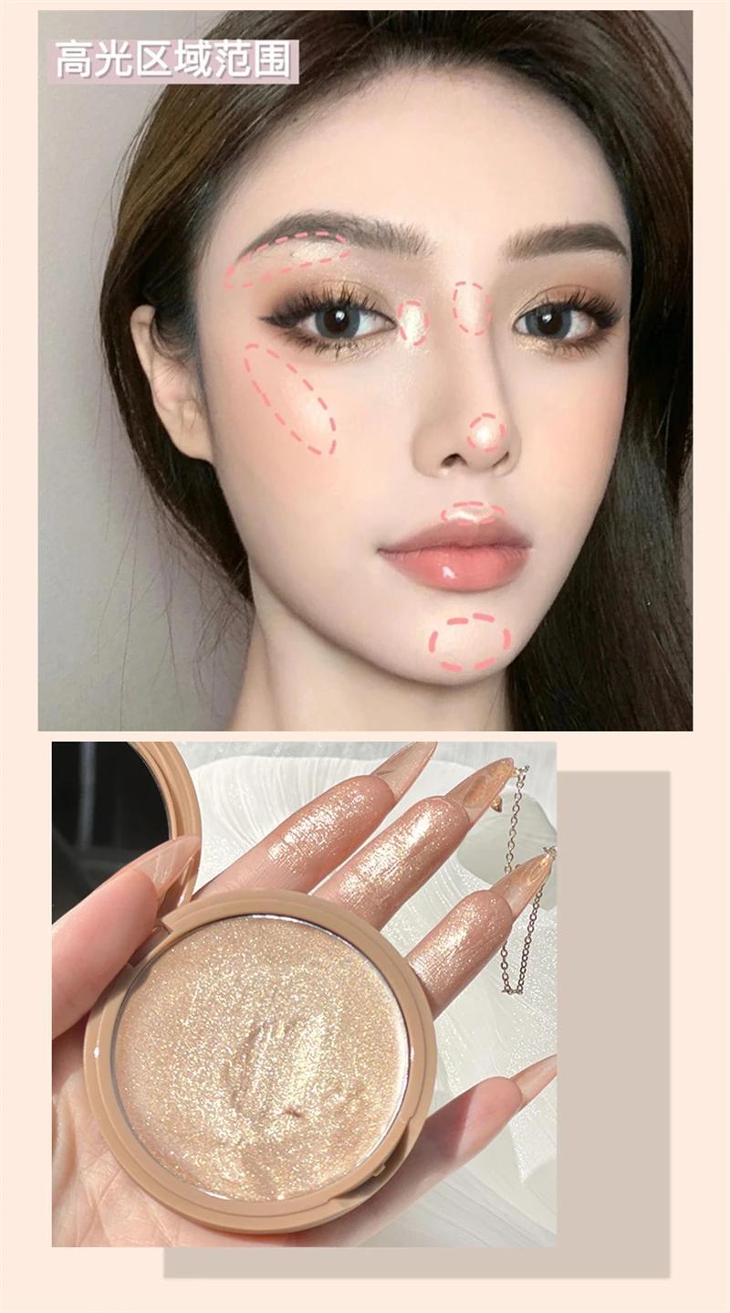 Concealer Foundation Cream Highlighter Makeup Palette Ultra-long-lasting Acne Marks Cover Spots Acne Cement Moisturizing Makeup