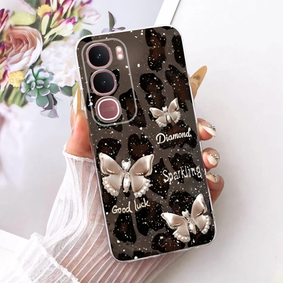 Elegant Flower Butterfly Soft Silicone Phone Case - Premium Back Cover