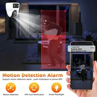 Caméra PTZ WiFi 4K ANSVICAM, caméra de sécurité extérieure HD à double objectif, suivi automatique, surveillance sans fil, moniteur pour bébé, O-Kam 5