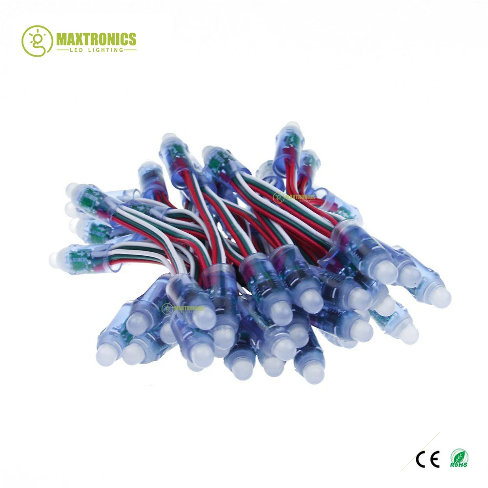 1000pcs 12mm WS2811 2811 IC Full Color LED Module Pixel Light IP68 Waterproof RGB Color Digital LED Pixel Light DC 5V Input led modules,led module