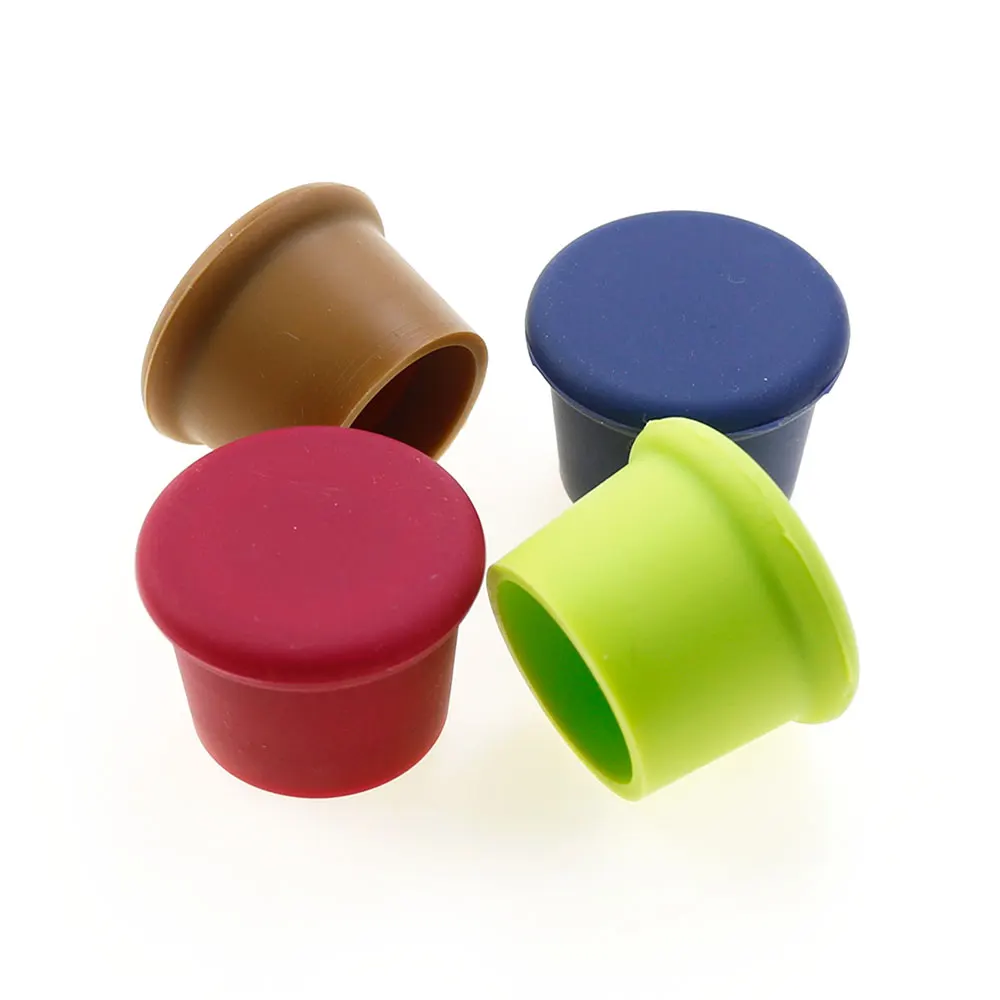 Silicone world Red Wine Bottle Stopper Silicone Wine Stopper Leak Free Freshness Plug Beer Beverage Champagne Closures wine stopper