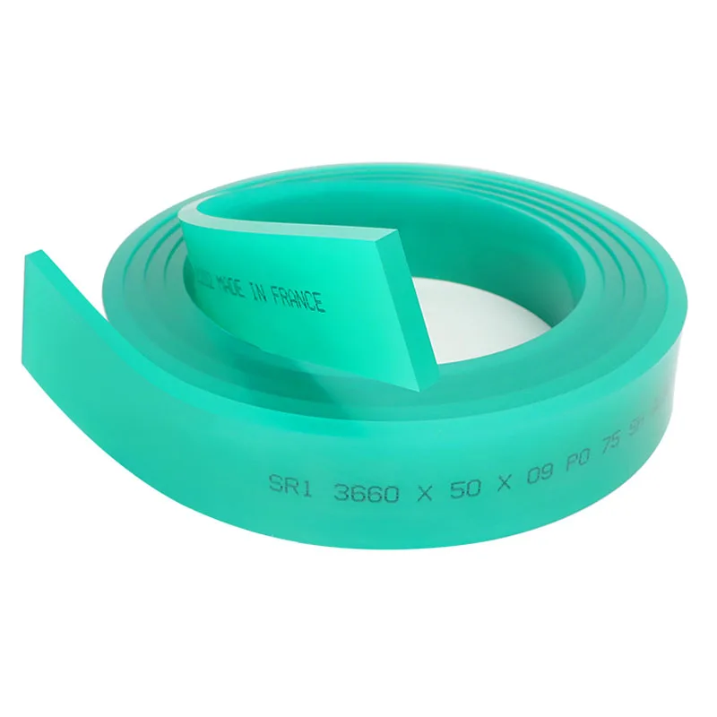 50*9mm 25x5mmFlat Screen Printing Squeegee Rubber Blade 65/75/80/85A Durometer