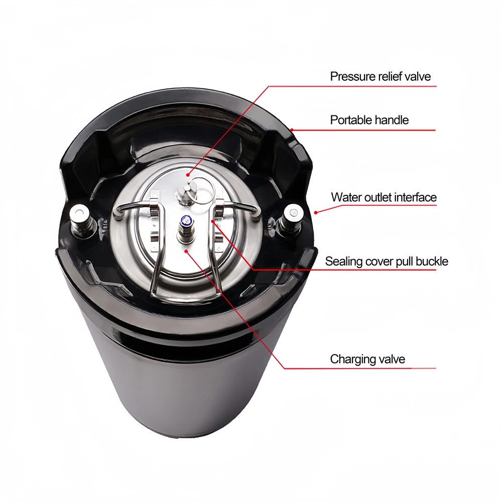Portable Pressure Pump Spray Tank TPU PPF Transparent Film Install Kettle Spray Bucket Car Shower Cleaning Water Window Tint Keg