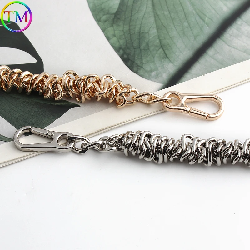 1/10/20Pcs 39Cm Aluminium Metal Chains Bags Purse Handbags Crossbody Shoulder Strap Chain Accessories For Women Handbag Shoulder