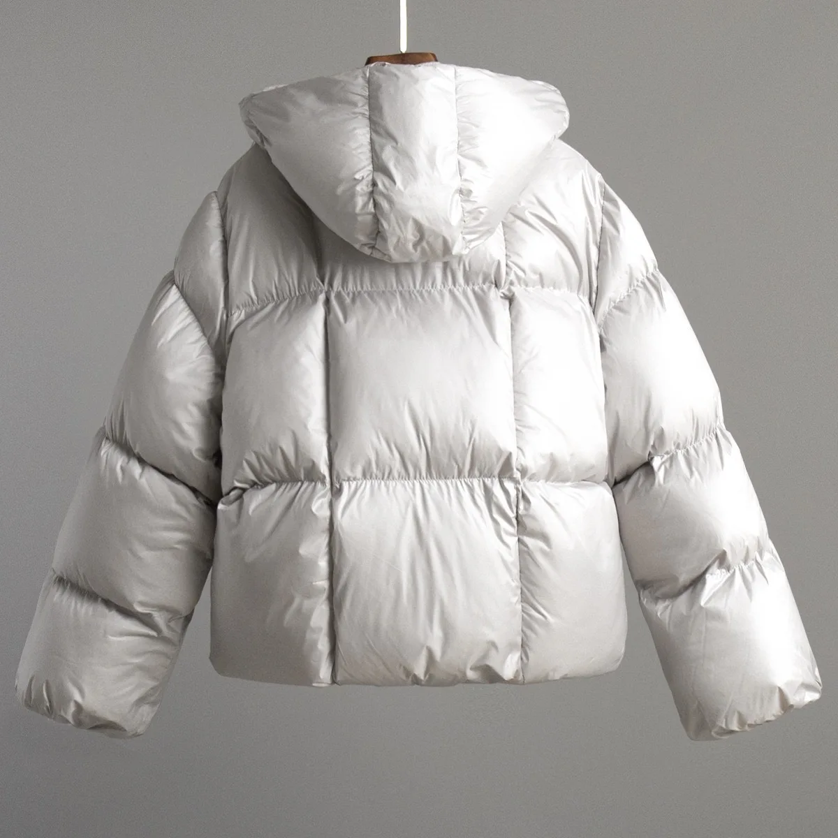Winter Warm Puffer Jackets Women's Loose Parkas Coat Fashion Hooded Bread Jacket Outwear Cotton-padded Solid Quilted Jacket