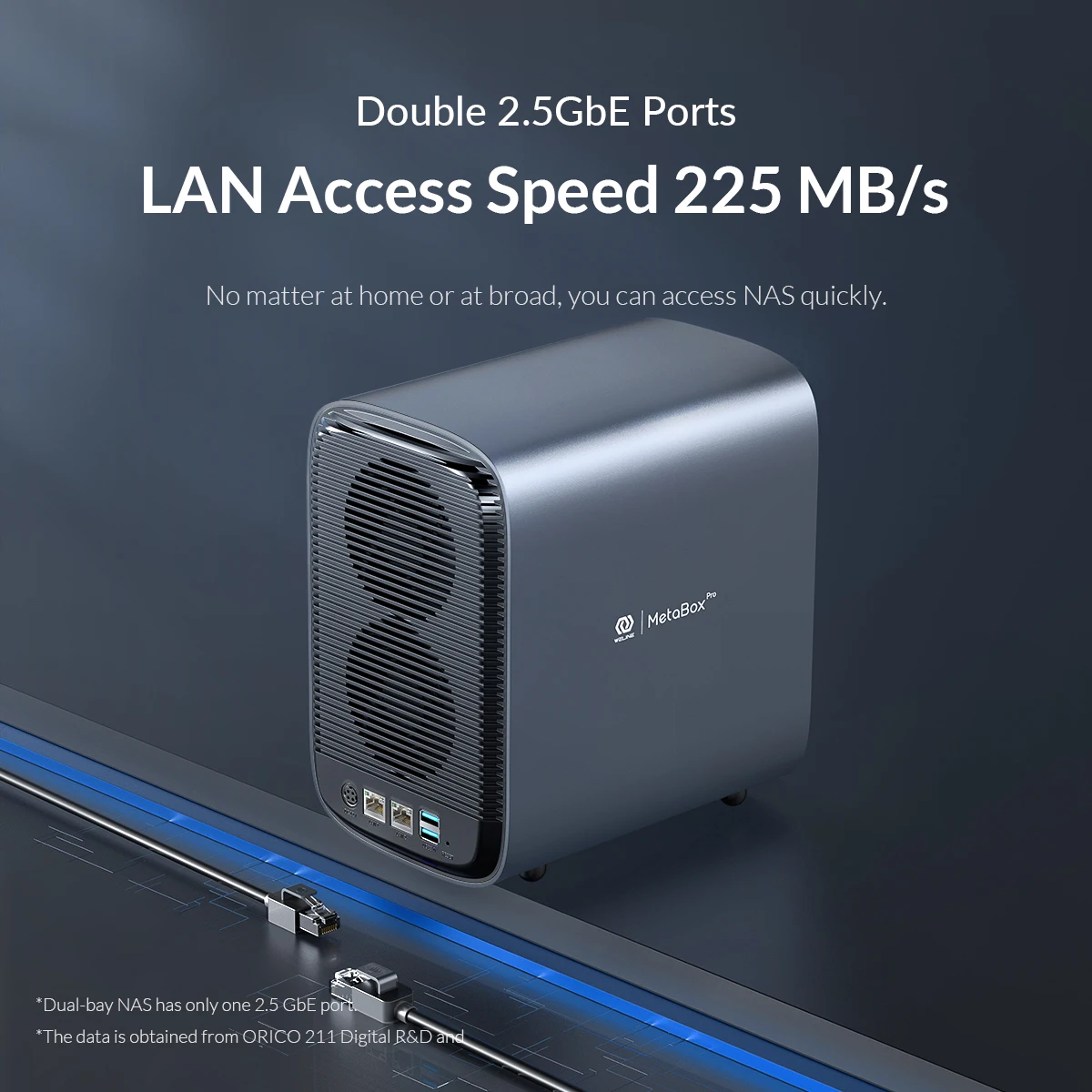 ORICO NAS Server Bay Private Cloud Storage Server for Home