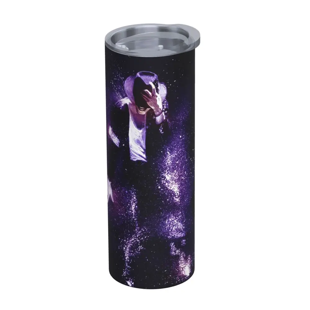 Michael Jackson Musicians Singers Dancers Stainless Steel Tumbler Vacuum Insulated Mug Thermal Cold Bottle Straws With Lid 20oz