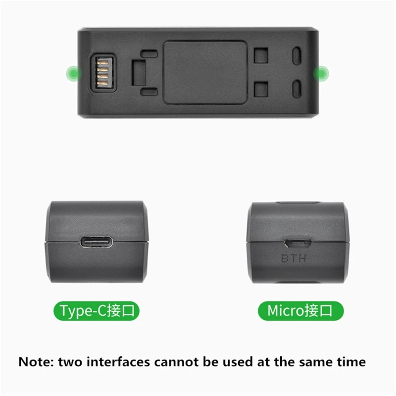 Fast Charge Hub para Insta 360 One rs r Câmera Accessorie Lithium Gopro Backup Battery Base Tipo-c Port Dual Charger Accessorie - Image 4
