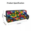 Lego Texture Makeup Bag Cosmetic Organizer Storage Dopp Kit Toiletry Cosmetic Bag for Women Beauty Travel Pencil Case 2