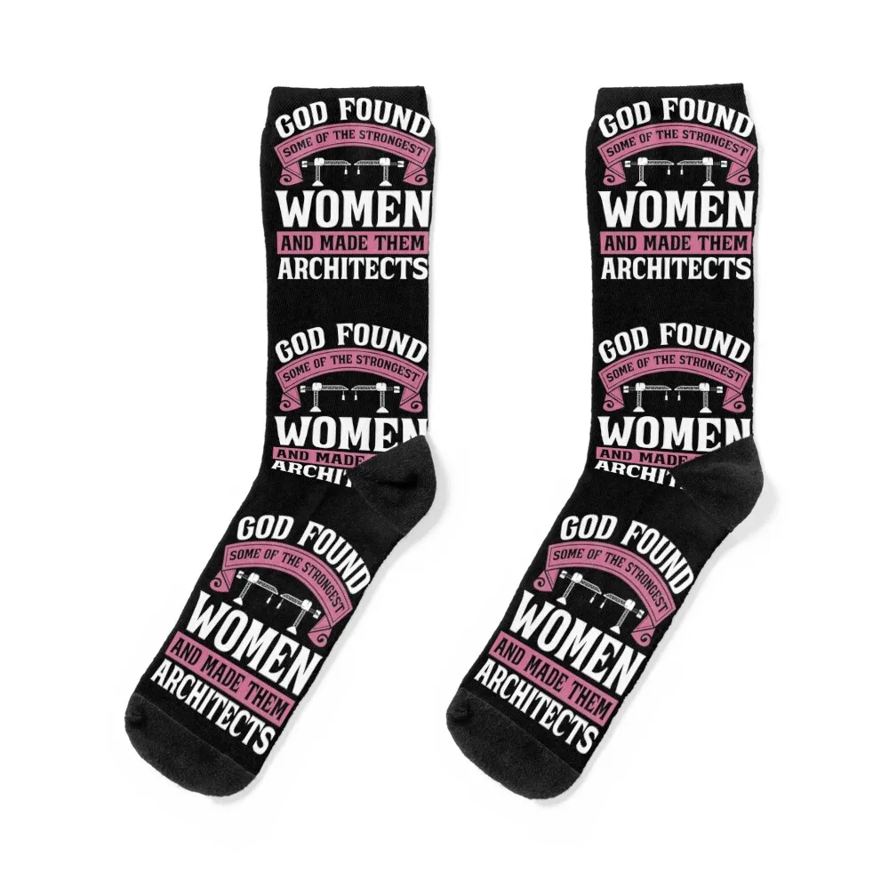 

Architect God Found Some Architects Architecture Socks happy funny gifts Socks Woman Men's