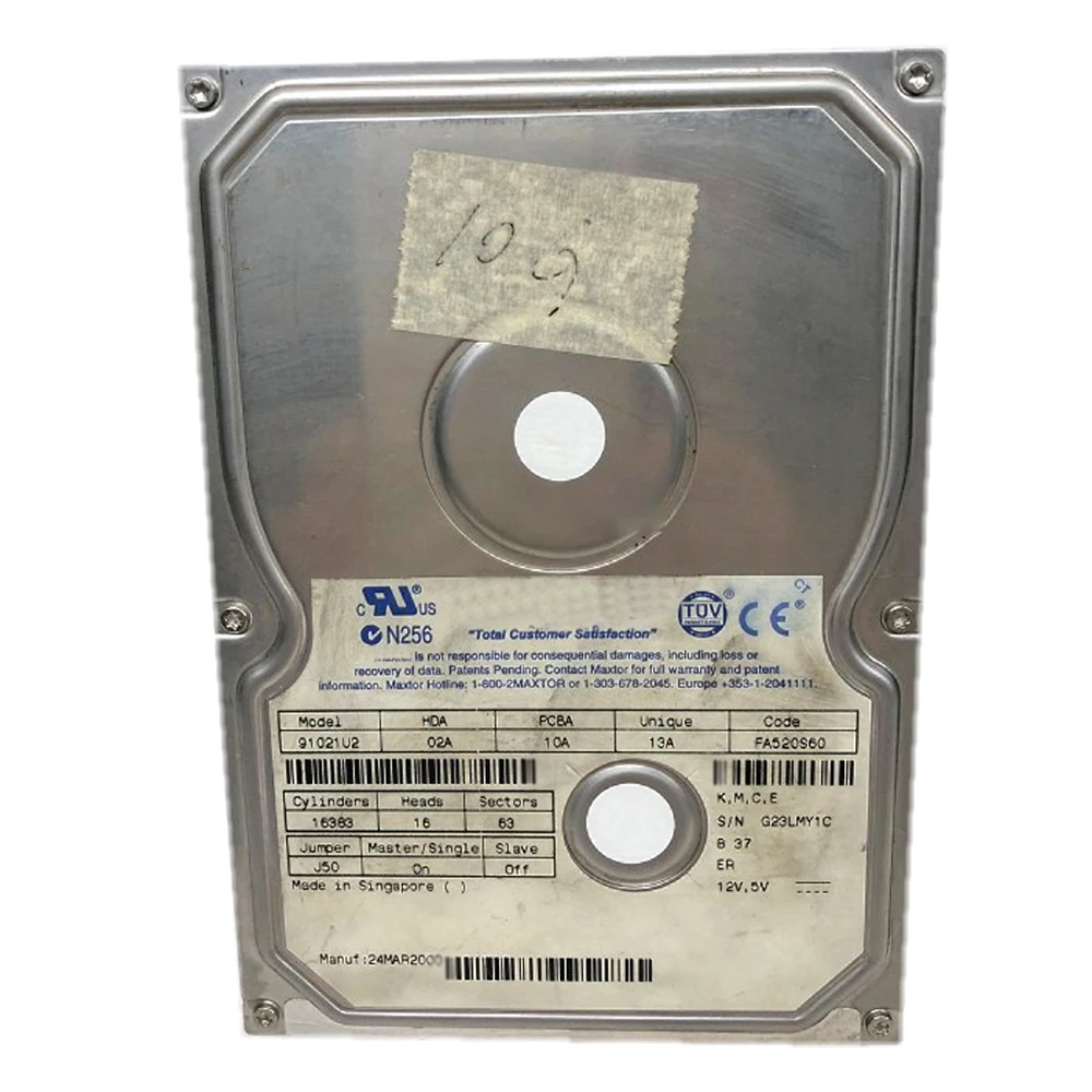 91021U2 G23LMY1C Für Maxtor Industriellen Medizinischen Gerät  