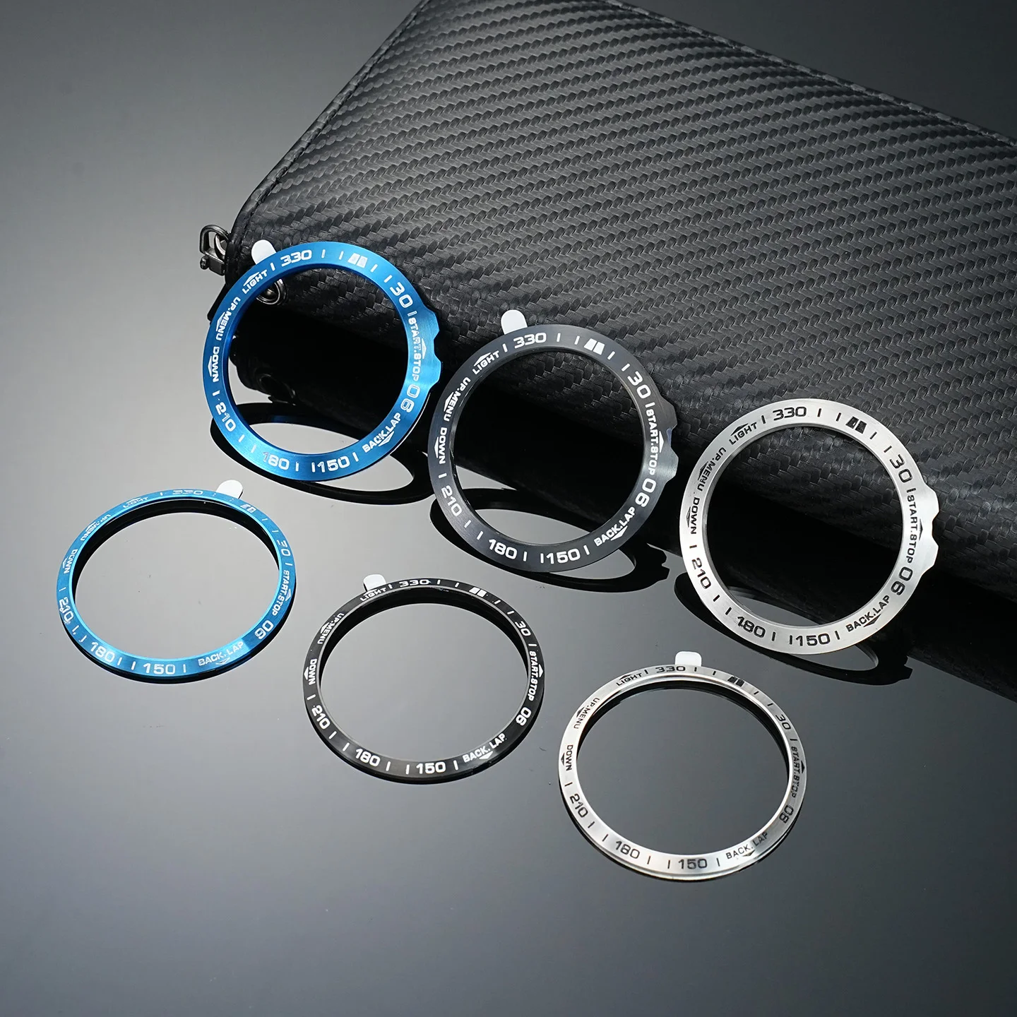 Premium Solid Stainless Steel Replacement Bezel Ring - Aftermarket Bezel Insert Accessories