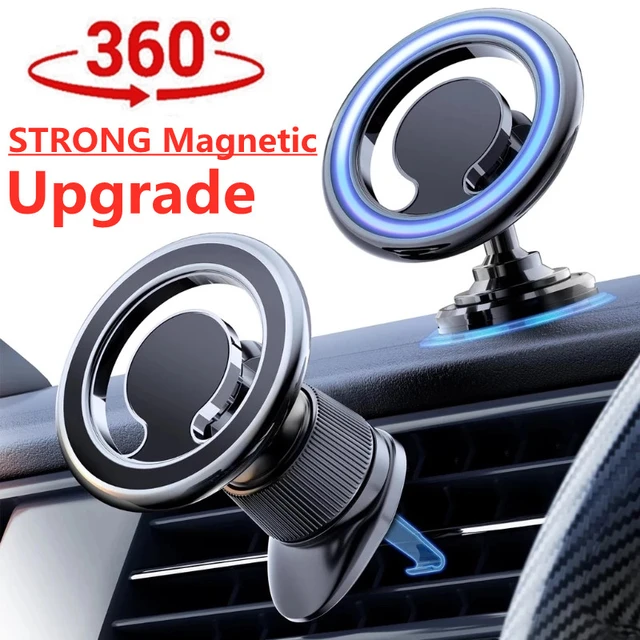 Magnetische Auto Telefon Halter Air Vent Magnet Halterung GPS Smartphone  Telefon Halter in Auto für iPhone Huawei Samsung Rotation Braccket -  AliExpress