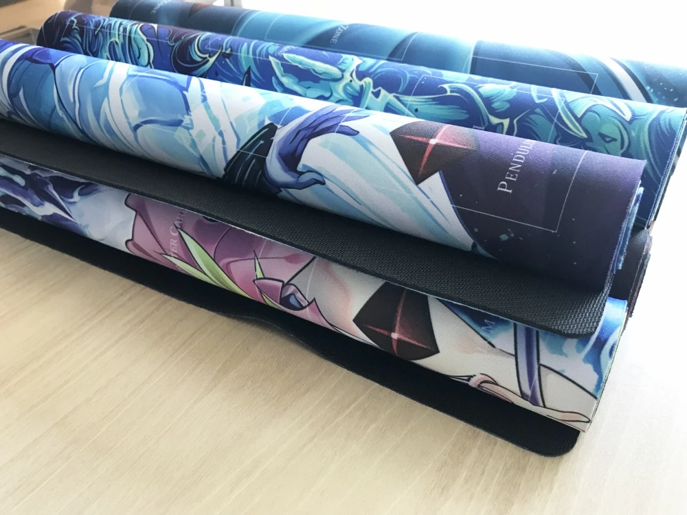 YuGiOh Duel Monsters Playmat Blue-eyes Ultimate Dragon Dark Magician TCG CCG Mat Mouse Pad Trading Card Game Mat + Free Bag