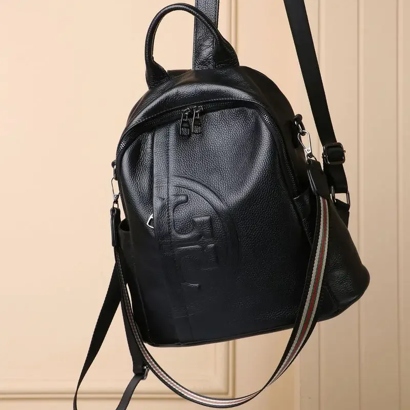 Women's Leather Backpack For Travel School