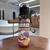 23.67oz Let's Go Space Astronaut Sports Water Bottle with Straw, Leakproof & Portable, BPA-Free PC,  High Temperature Resistant 6