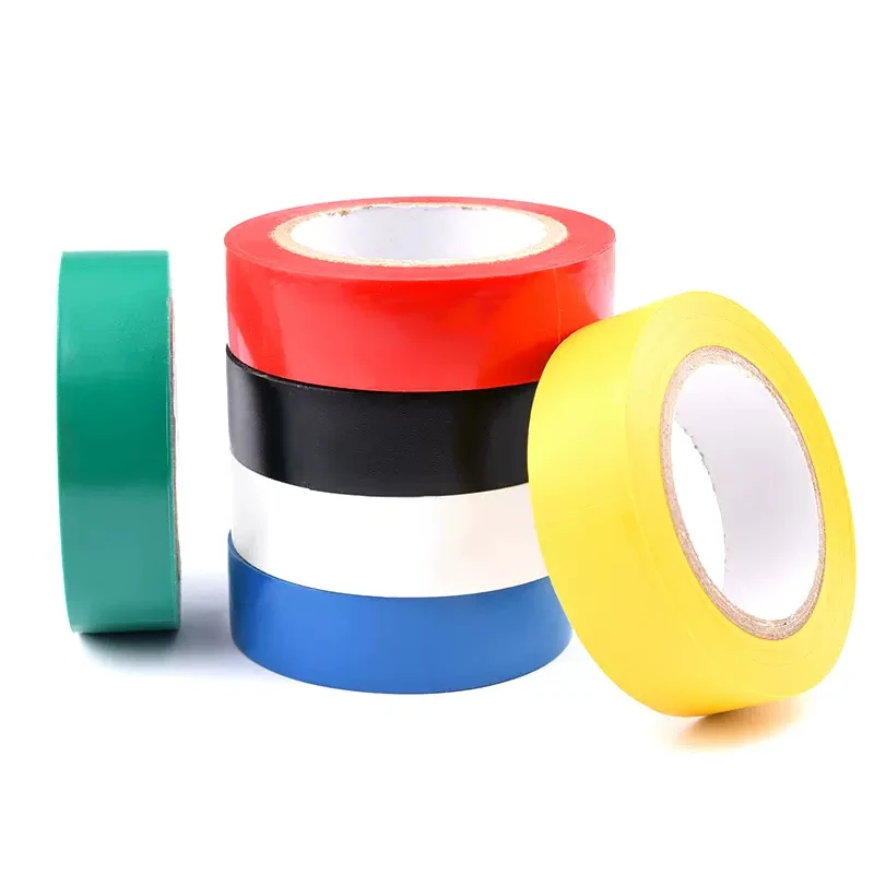 전기 테이프 와이어 절연 테이프, 접착 컬러 테이프, 고온 저항 PVC 테이프, 와이어 케이블용, 10/50/100 롤