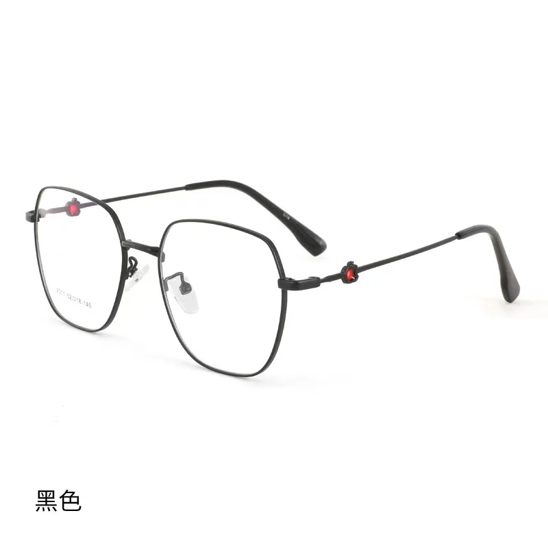 

52mm New alloy full frame square glasses frame for men and women anti blue prescription glasses frame 2011