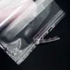100Pcs 5Wires Clear Self Adhesive Bag Resealable Waterproof Gift Food Candy Pacakging OPP Plastic Bag Cellophane Storage 3