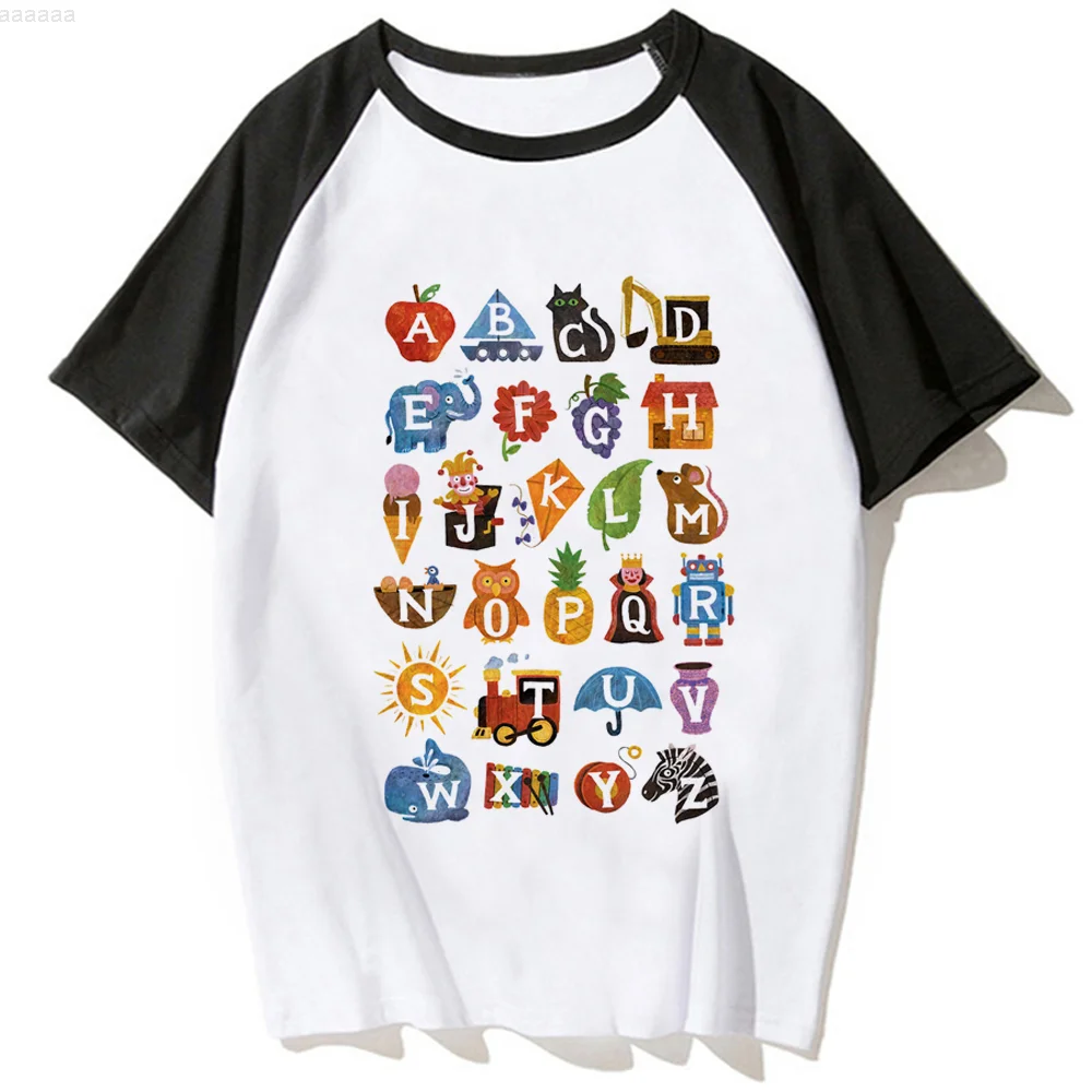 

Alphabet t shirt men comic tshirt boy harajuku y2k clothes