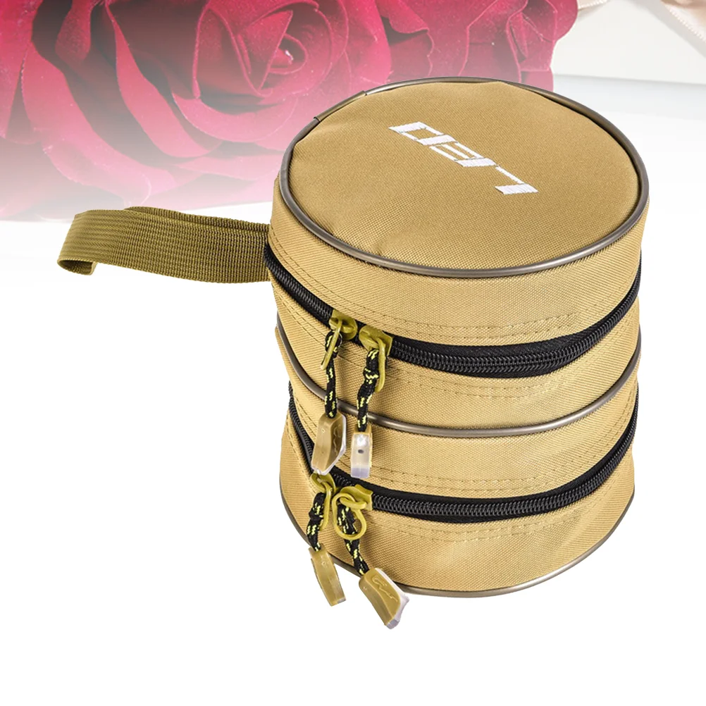 

Zipper Fishing Reel Bag Fly Fishing Storage Portable Fishing Tackle Kits Bag Tool Organizer for Outdoor Sports Supplies (