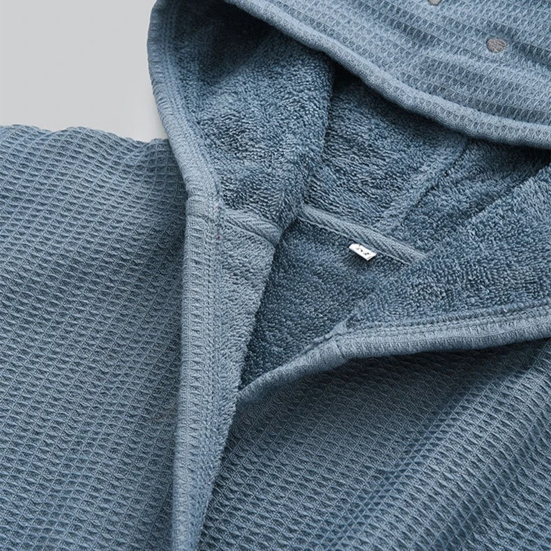 Personalized Cotton Baby Hooded Bath Robe Bear Bathrobe Customized Kid Robes for Boy&Girift Adult 6