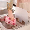 Kitchen Organizer Water Splash Guards with Sucker Waterproof Kitchen Accessiors Sink Wash Basin PVC Flaps White Color 3