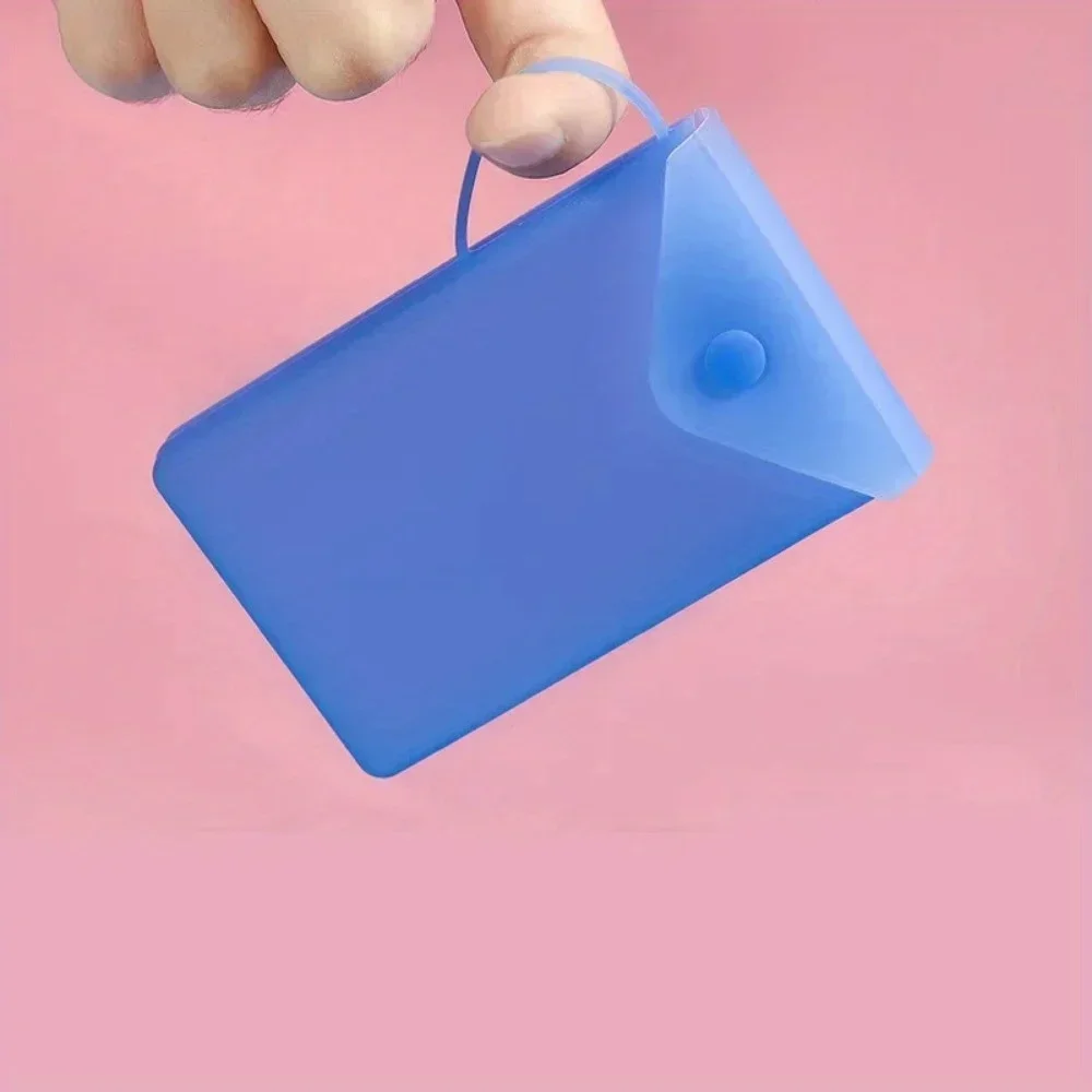 New Portable Silicone Mini Mask bag Face Mask Covering Holder Storage Box Reusable Dustproof Face Mask Storage Case Container