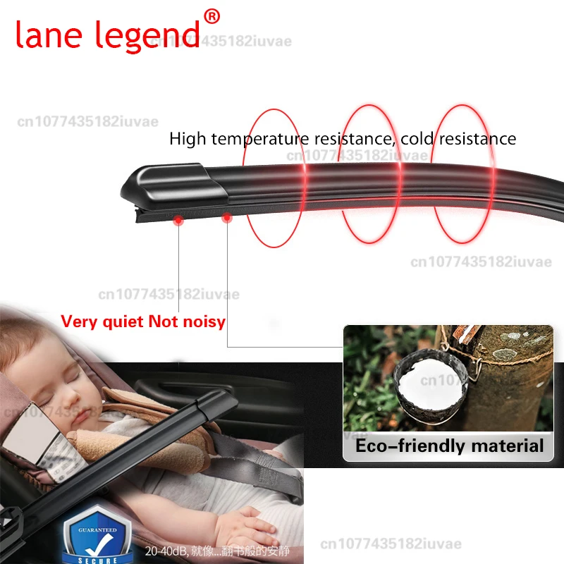 Enhanced Car Wiper Blades - Premium Front Windshield Brushes, Set of 2