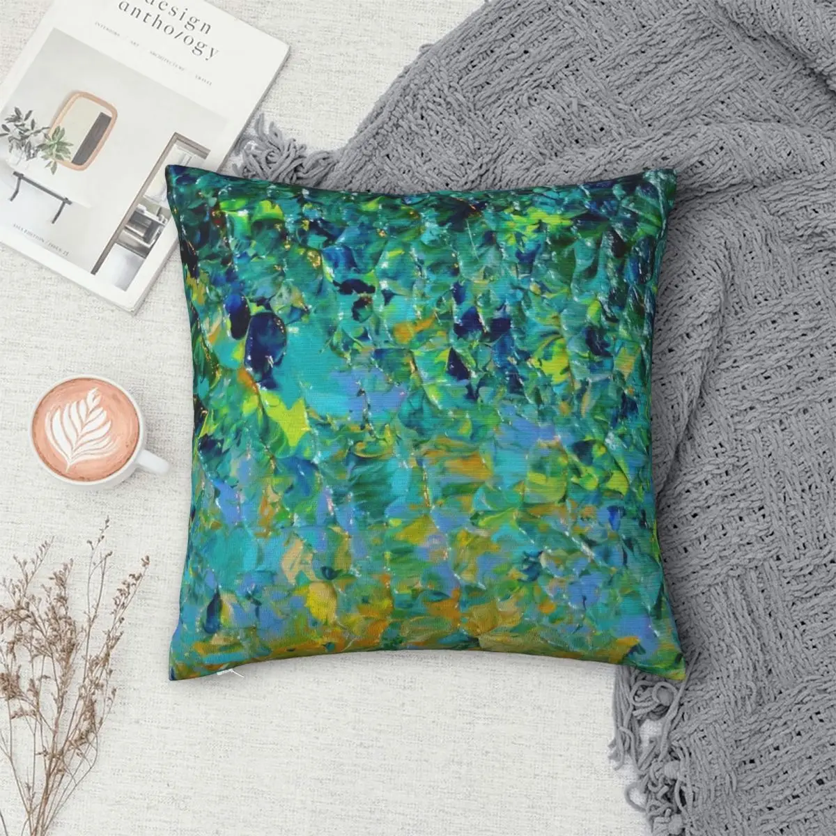 

Beauty Beneath The Surface Pillowcase Polyester Pillows Cover Cushion Comfort Throw Pillow Sofa Decorative Cushions Used