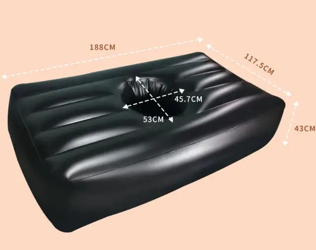 BBL Bed Inflatable Air Mattress with Hole for Sleeping After Brazilian
