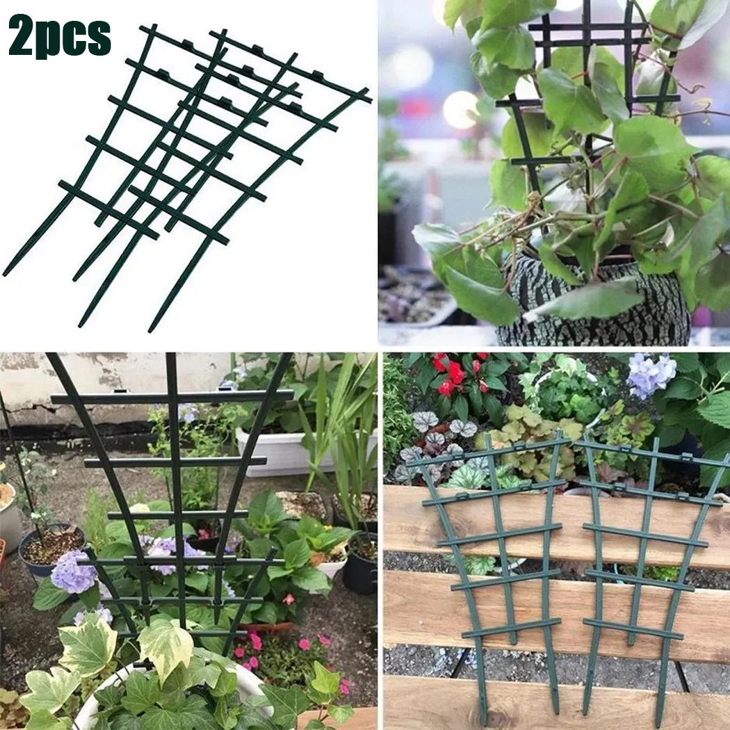 

Plant Ties Climbing Trellis Plastic Plant Support Pot Frame Vegetables Flowers Tie Support Garden Plant Growing Cages Stake