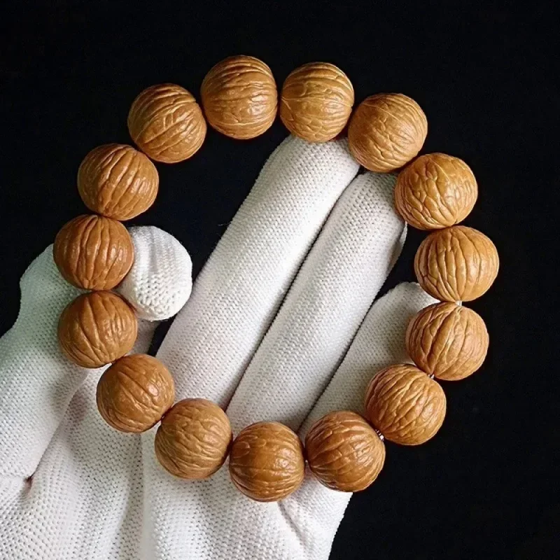 Squisito Retro New Style Hericium Head Eight-Edge Small Walnut Buddha Beads Wenwan Bracciale Gioielli Da Uomo E Da Donna
